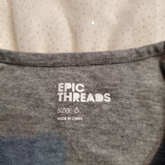 Epic Threads Girls Glittery Unicorn Butterflies Tee Shirt Dress 6 - Picture 5 of 9